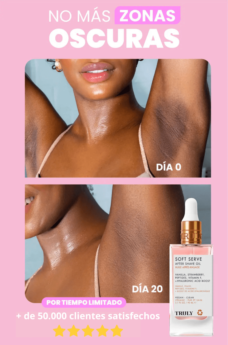 ACEITE TRULY ORIGINAL + 1 Regalo - Aclara, Hidrata y Suaviza tu zona íntima y axilas - ÚLTIMAS UNIDADES EN STOCK