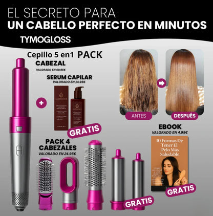 ÚLTIMAS UNIDADES CEPILLO 5 EN 1 - LOOK PROFESIONAL EN CASA - OFERTA NAVIDENÃ