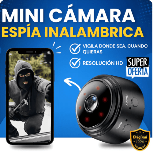 🔐 Mini Camara de Seguridad HD - COMPRE 1 RECIBA 2