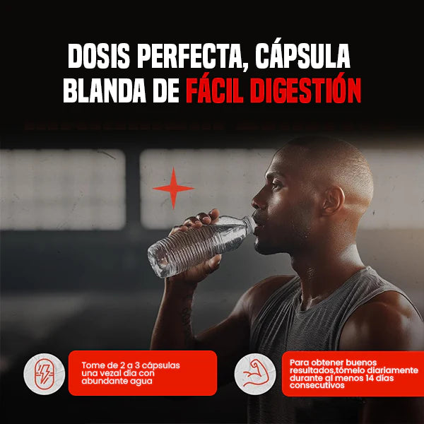 Tukersterone 120 Cápsulas - COMPRE 1 LLEVE 2 - ¡ÚLTIMAS UNIDADES EN STOCK!